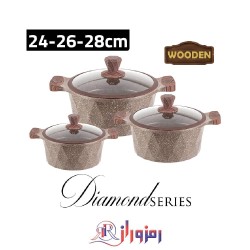 سرویس قابلمه 6 پارچه گرانیتی مدل Zio 8170-28